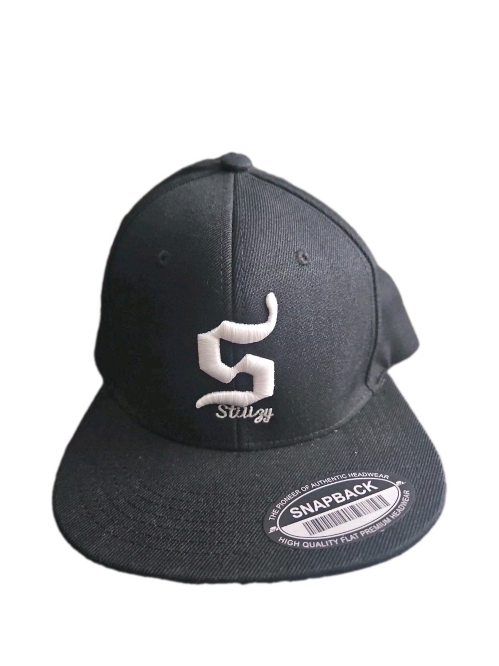 Black Adjustable Snap Back Hat Men